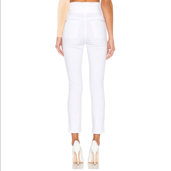 7 For All Mankind Paperbag Waist Pant - Picture 4 of 4